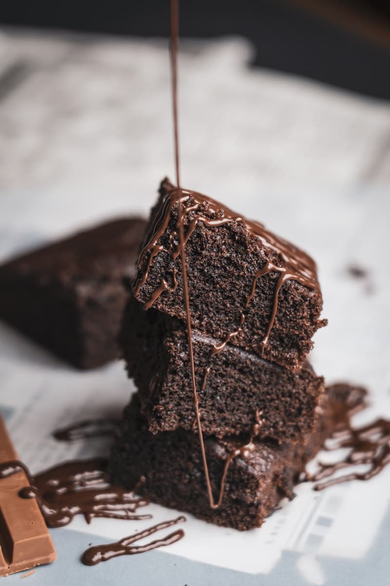 Brownie con helado